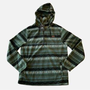 O'Neill  Superfleece Half Zip Pullover Men’s Hoodie Size Medium Green NWT
